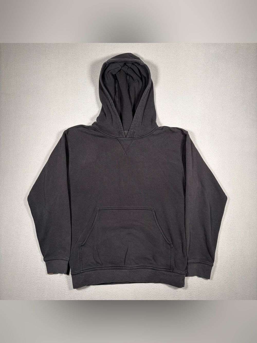 Lululemon All Yours Fleece Lined Hoodie Sweatshirt Womens 6/8 Black Faded